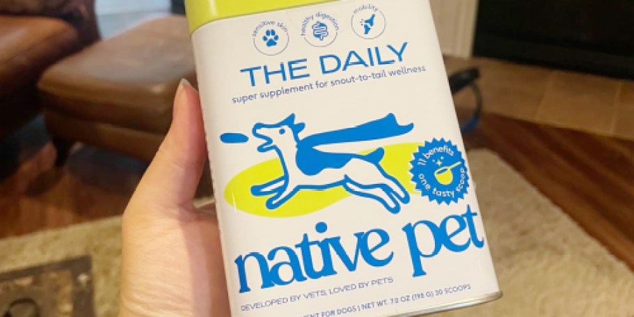 Up to 50% Off Native Pet Supplements on Amazon