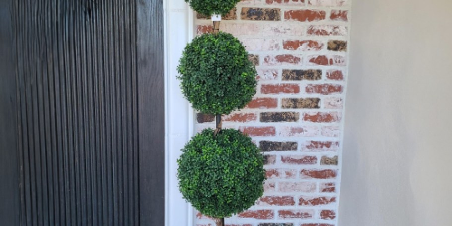 Nearly Natural Artificial Topiary Just $32.99 Shipped for Prime Members (Reg. $77)