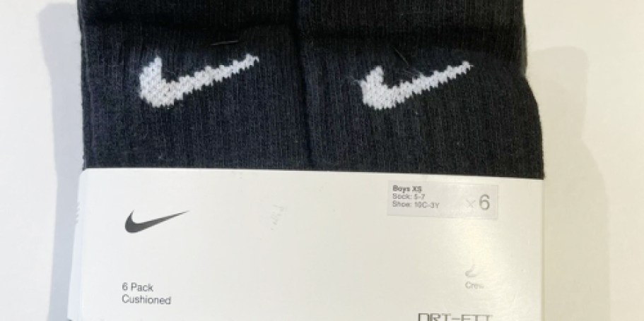 Nike Kids Socks 6-Packs Just $13 Shipped on Amazon (Reg. $22)