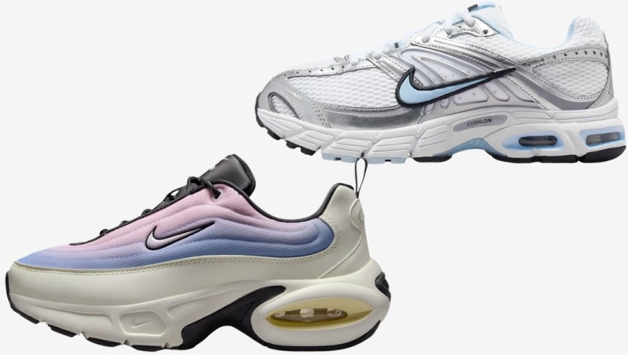 two womens nike air max style shoes