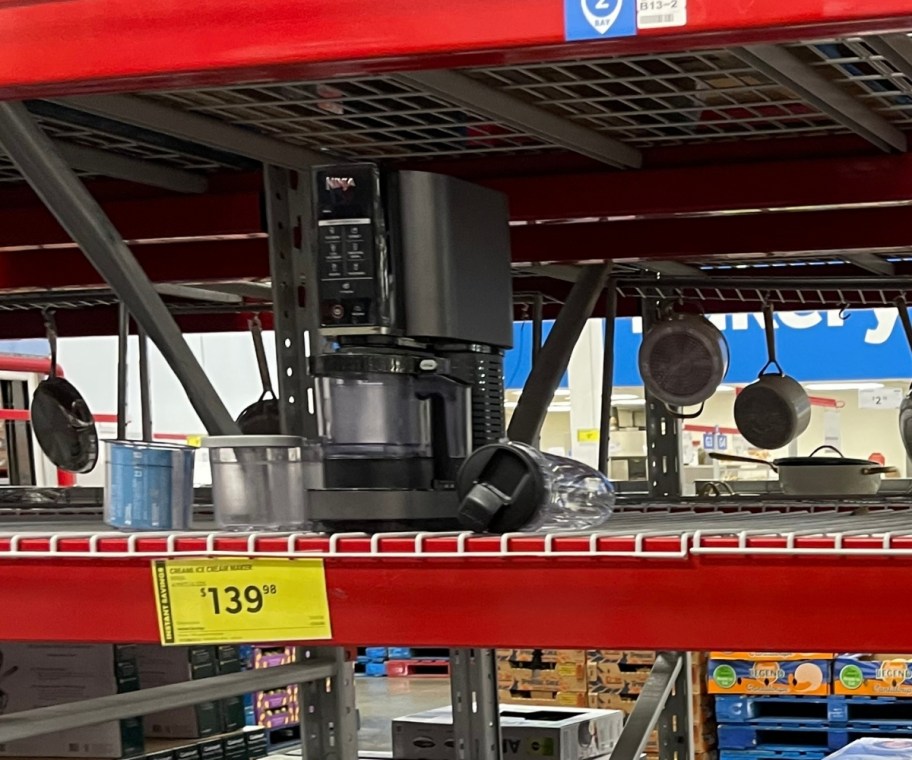 a ninja cremi icream maker on a store shelf