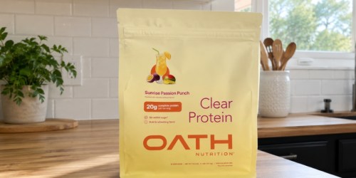*RARE* Over $16 Off OATH Clear Protein on Amazon (Hate Protein Shakes? Buy This)