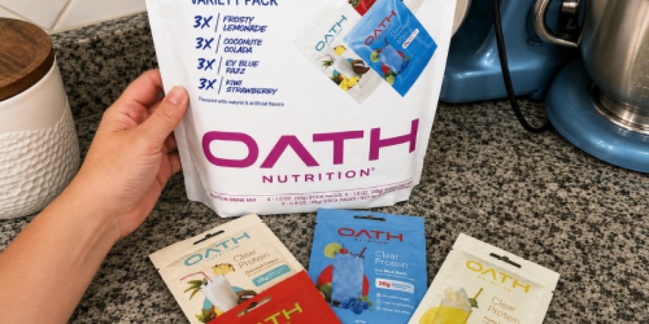 Get $10 Off Collin’s Fave OATH Clear Protein Powder on Amazon + Free Shipping