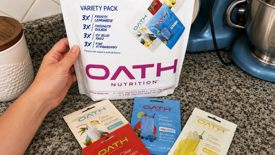 Get $10 Off Collin’s Fave OATH Clear Protein Powder on Amazon + Free Shipping