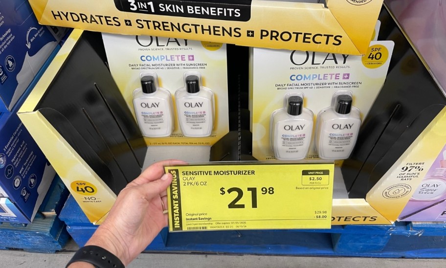 2 pack of moisturizer with SPF 40