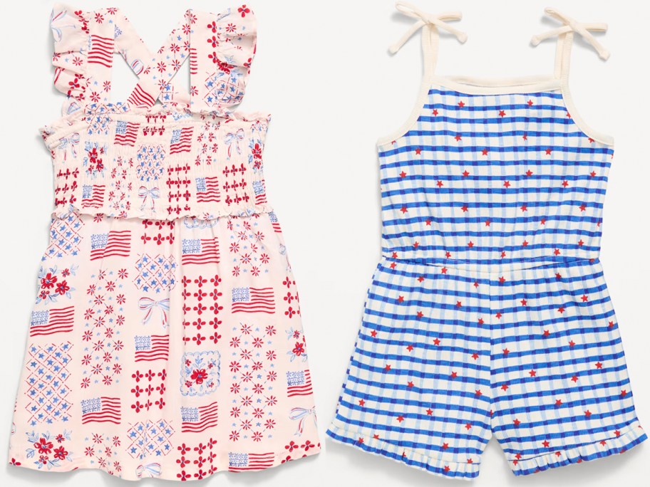 americana kids rompers