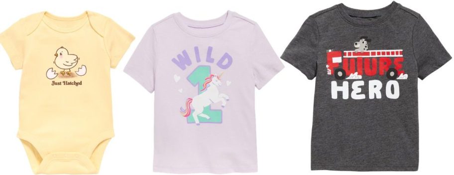 old navy baby and toddler tops