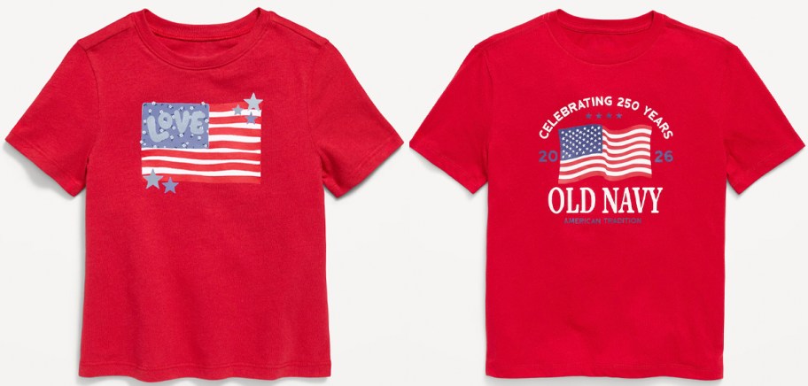 red flag kids tees