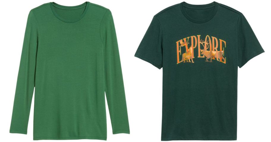 old navy womens and mens tops