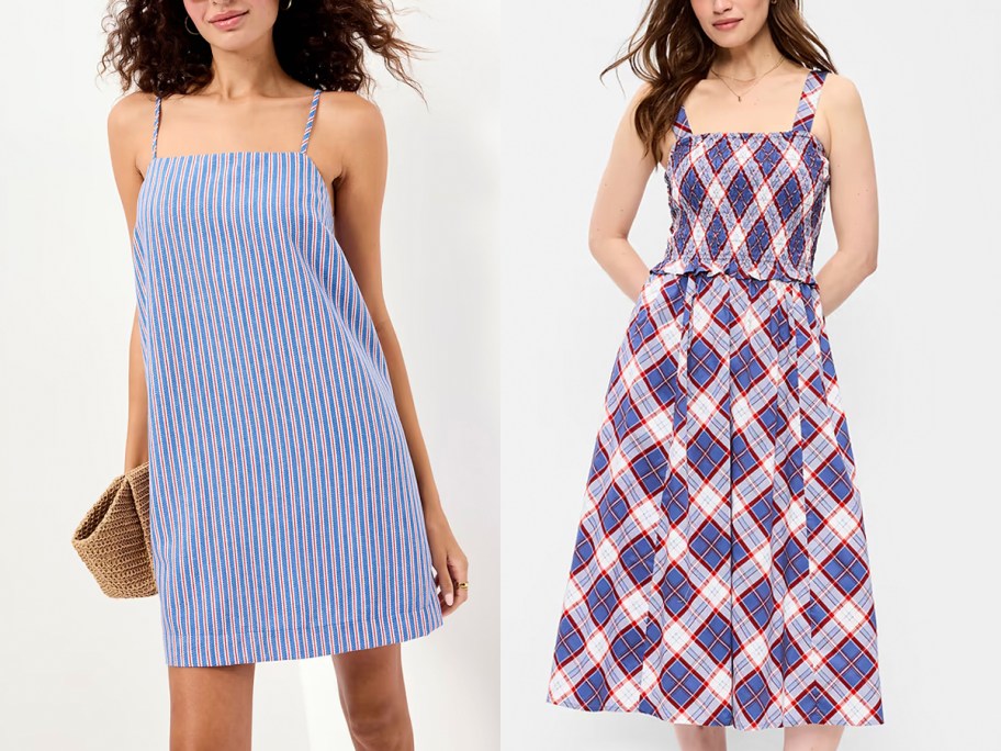 women wearing american dresses