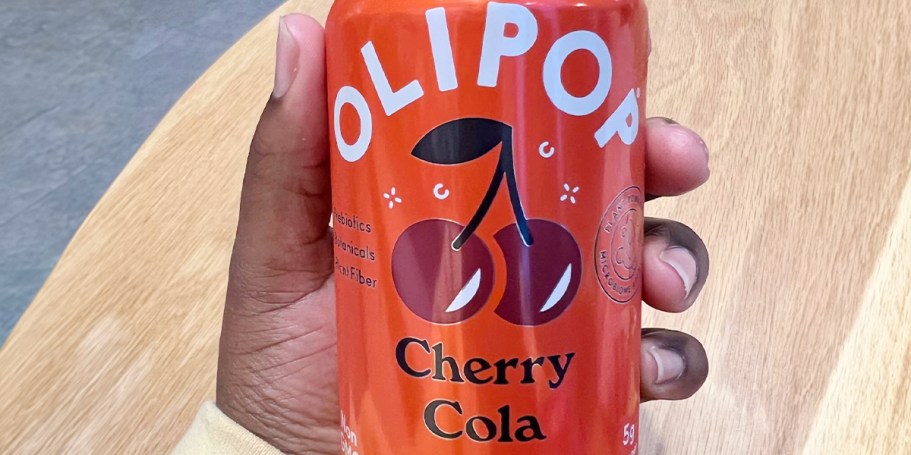 Olipop Cherry Cola 12-Pack from $9 Shipped on Amazon (Reg. $20)