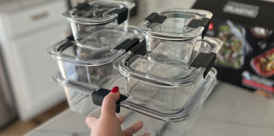 Rubbermaid Brilliance 14-Piece Set Only $27.99 on Amazon (Over 63K 5-Star Ratings!)