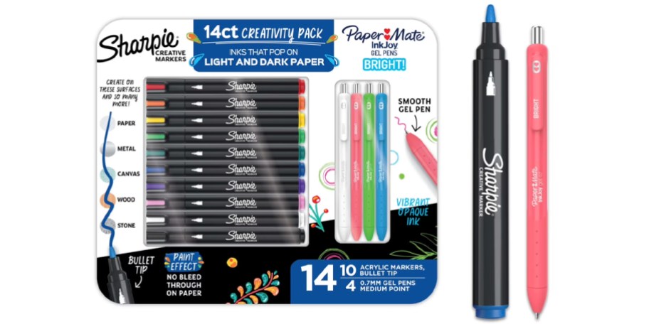 sharpie marker and pen pack