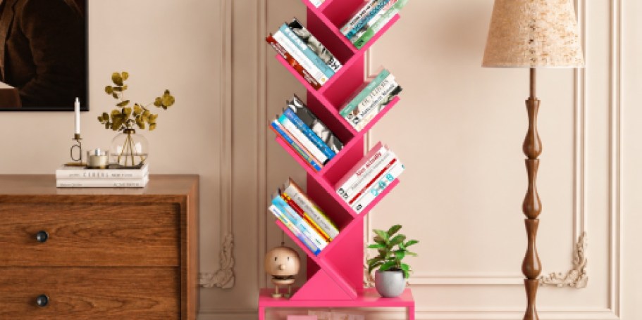 9-Tier Tree Bookshelf Only $14.99 Shipped on Amazon (Reg. $30)