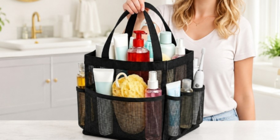 Mesh Shower Caddies from $5.99 on Amazon (Perfect for College Students)