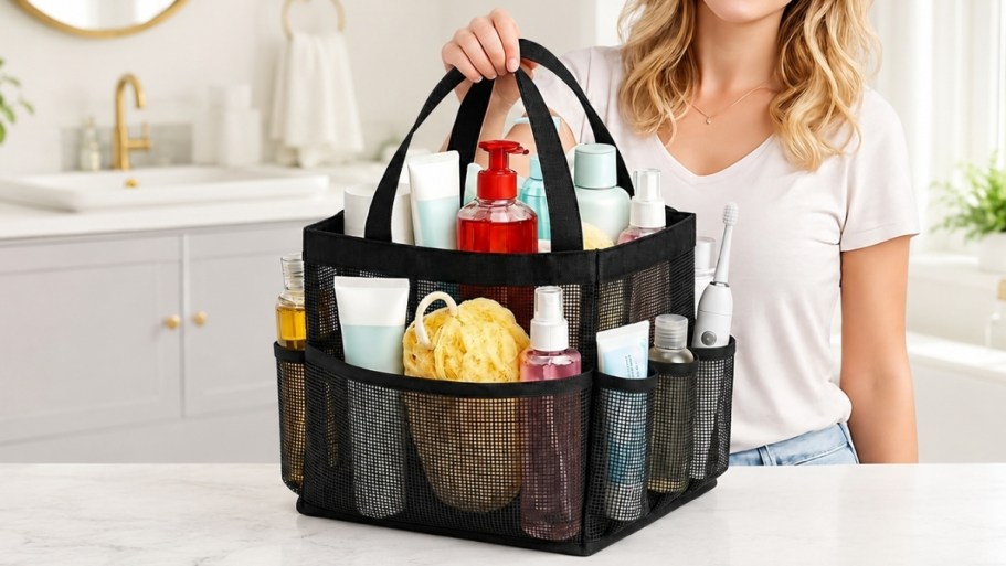 Mesh Shower Caddies from $5.99 on Amazon (Perfect for College Students)