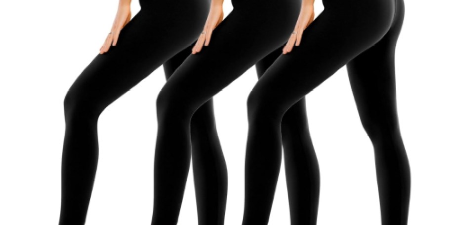 WOW! Women’s Leggings 3-Pack Only $10.49 – Just $3.49 Each