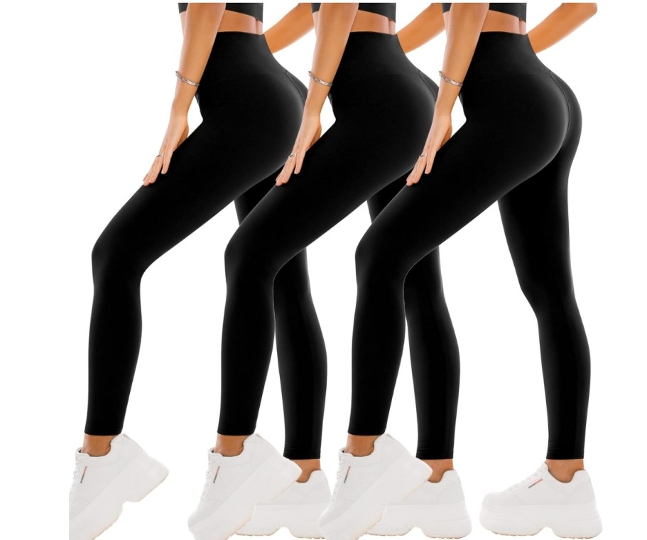 WOW! Women’s Leggings 3-Pack Only $10.49 – Just $3.49 Each