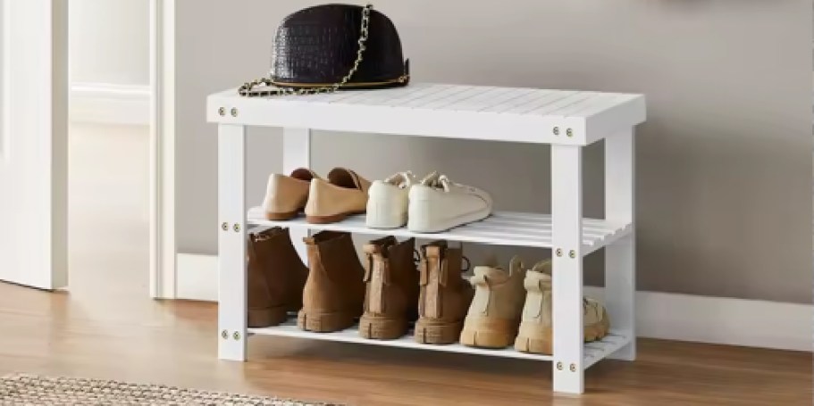 Shoe Storage Bench Only $27.61 Shipped (Reg. $72)