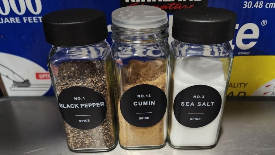Glass Spice Jars 24-Piece Set Just $17.99 Shipped on Amazon (Reg. $36)