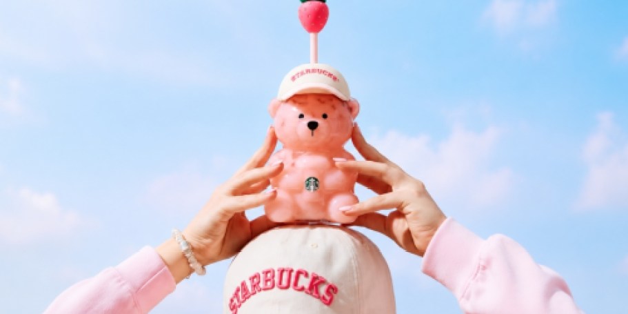 *NEW* Starbucks Pink Bearista Cup Is Coming (+ Rewards Members Get First Dibs!)