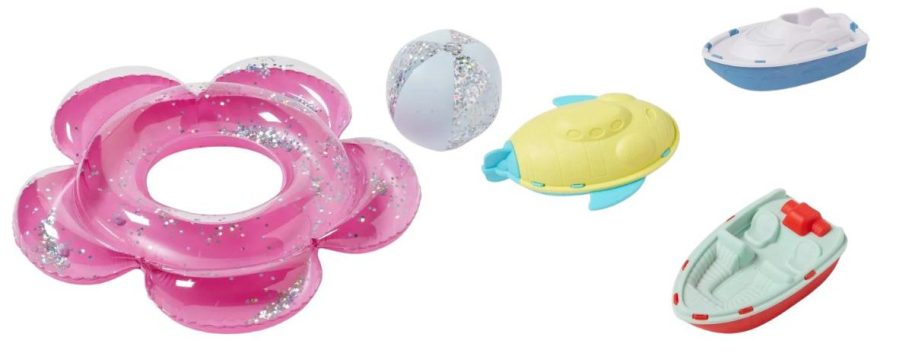 sun squad float and boat toys