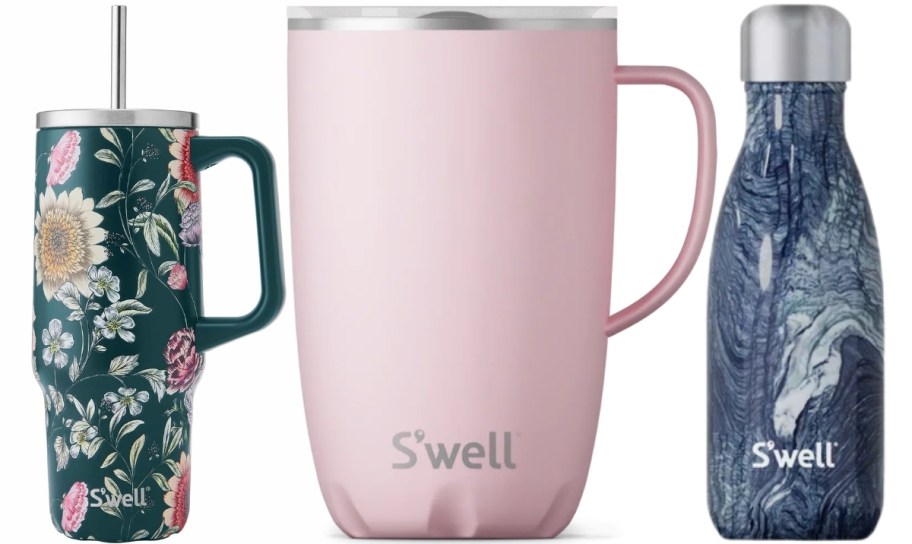 swell 40oz tumbler coffee mug and 9oz bottle
