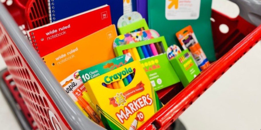 Up to 60% Off Target School Supplies | Markers, Notebooks & More from 25¢