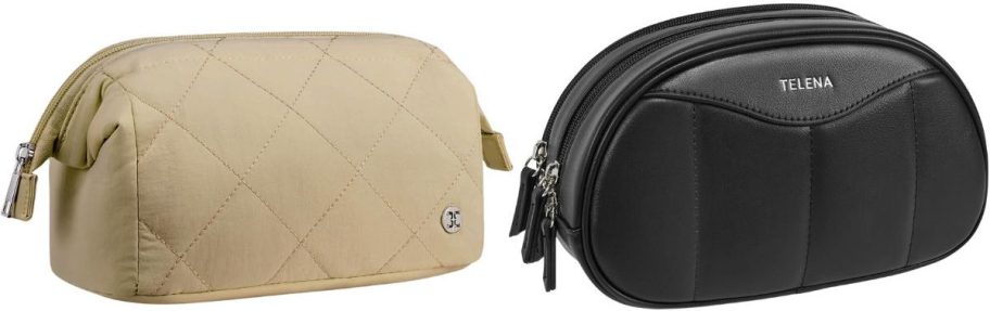 Telena Puffer Makeup Bag and Medium Makeup Bag