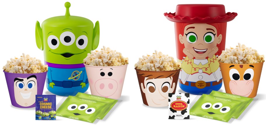alien and jessie popcorn buckets kits
