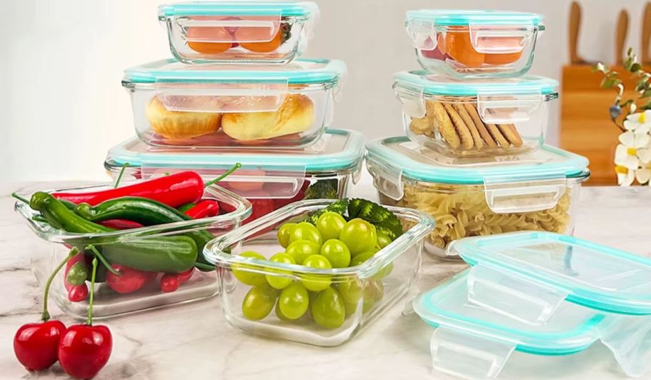 Glass Food Storage Containers w/ Lids from $1.16 Shipped for New Customers (Reg. $60)