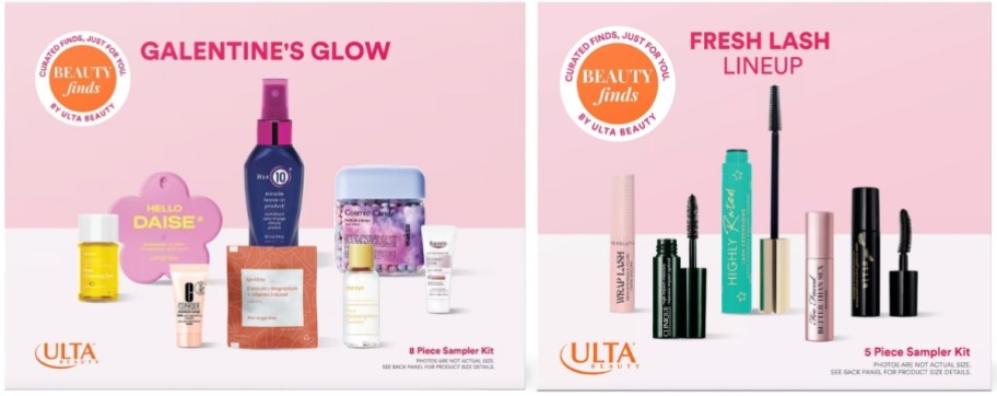 utla galentines and lash sample kits