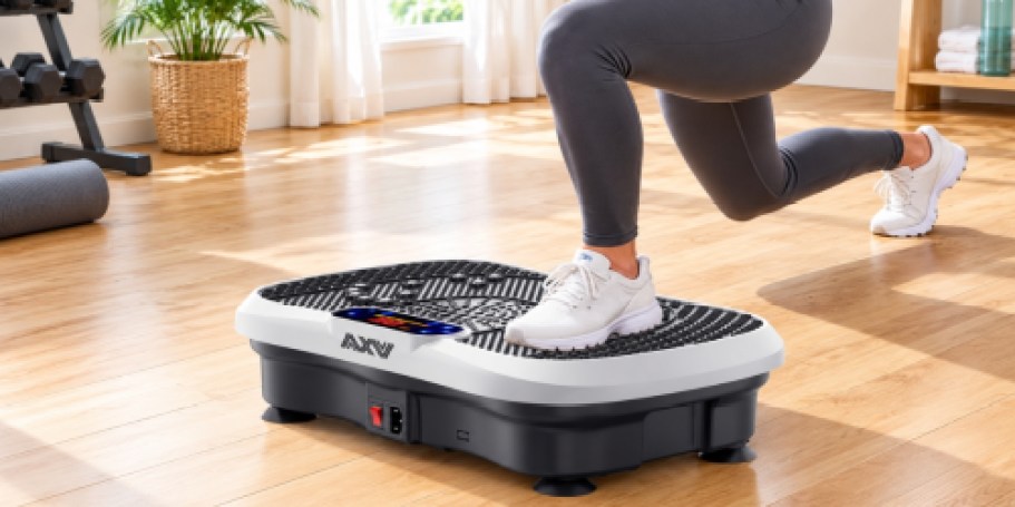 Vibration Plate Exercise Machine w/ Accessories Just $39.99 Shipped on Amazon (Reg. $120)