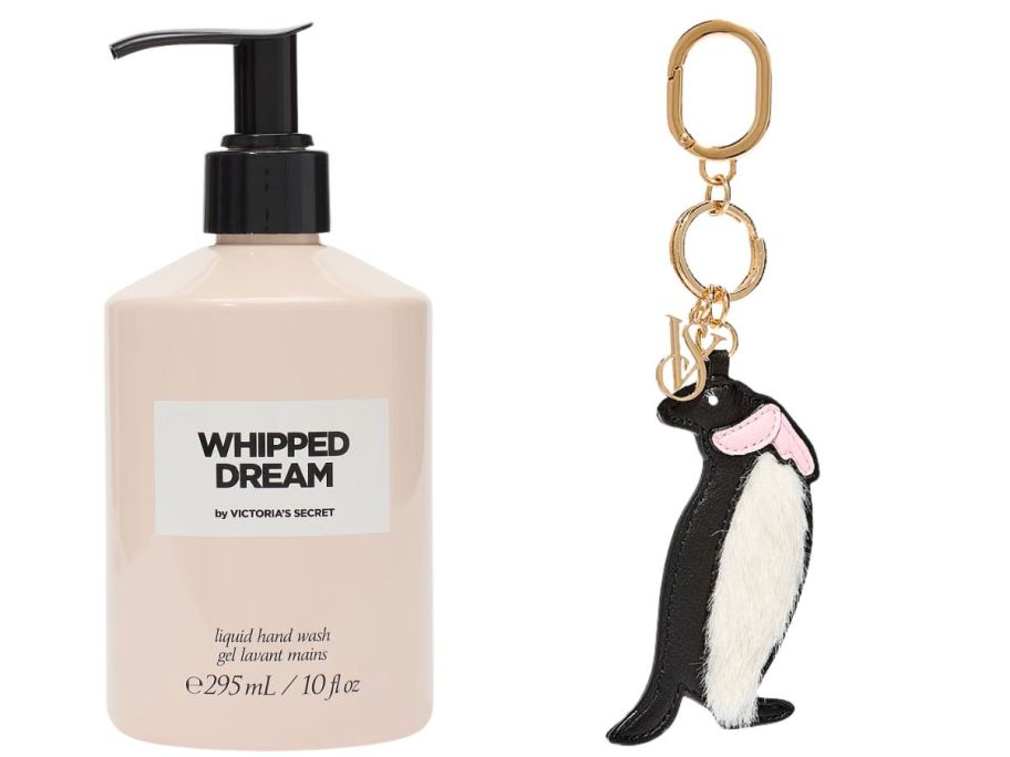 Victoria's Secret hand wash and keychain