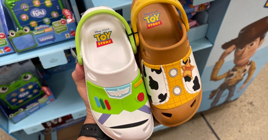 Toy Story Woody & Buzz Clog Sandals Only $11 on Walmart.com + More