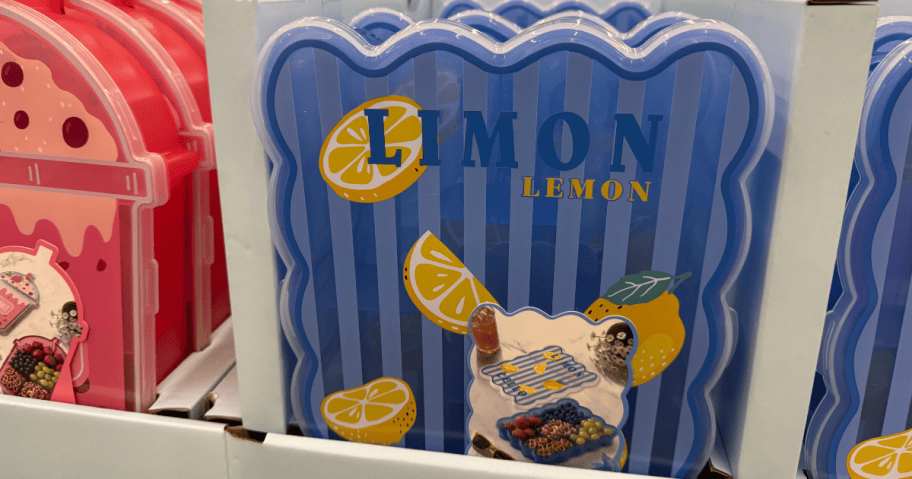blue snack box at Walmart