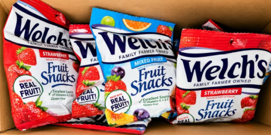 Welch’s Fruit Snacks 60-Count Just $7.43 Shipped for Amazon Prime Members