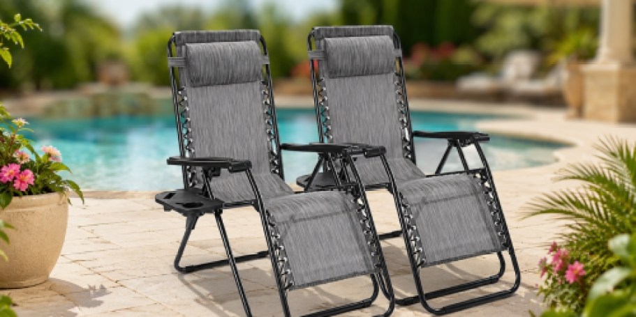 TWO Zero Gravity Chairs from $43.65 Shipped (UNDER $22 Per Chair!)