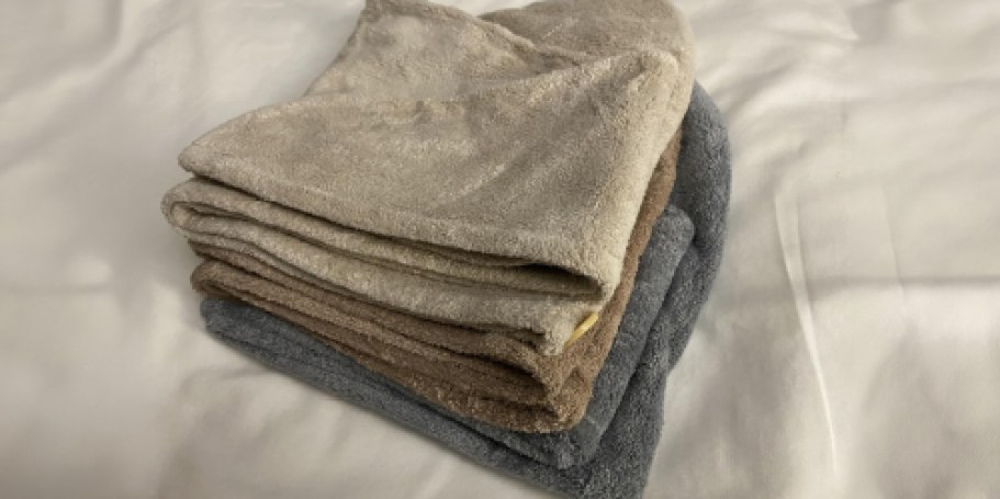 Microfiber Hair Towels 3-Pack Just $5.99 on Amazon (Only $2 Each)