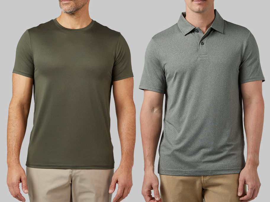 32 Degrees Men&rsquo;s Cool Classic Crew T-Shirt and Cool Classic Polo