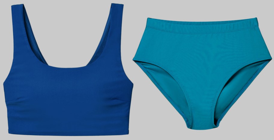 32 Degrees Women's Bikini Swim Top and High-Waist Bikini Swim Bottom