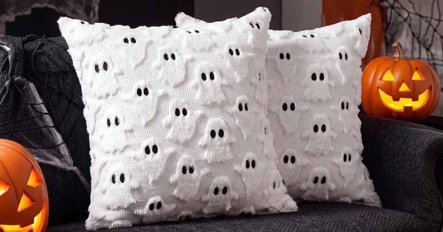 Fall & Halloween Pillow Cover 2-Packs Just $8 on Amazon