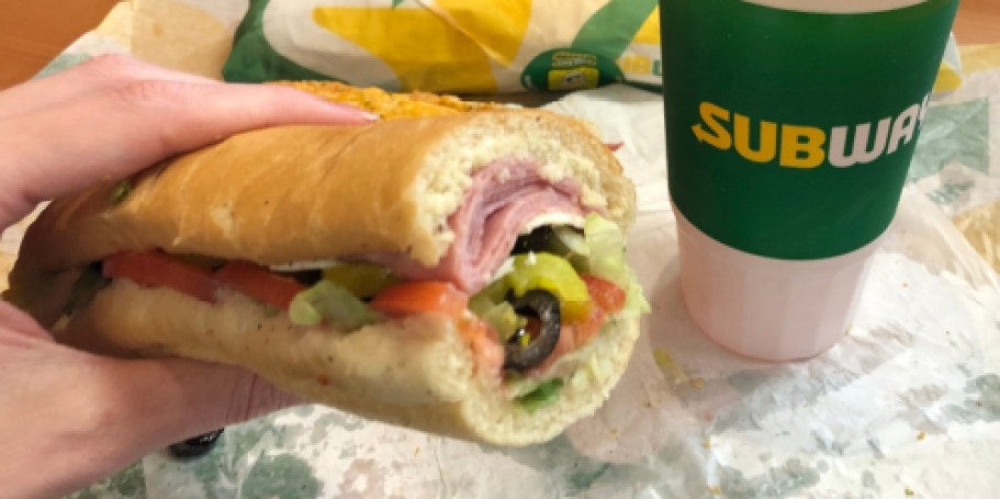 Subway 6″ Sandwiches Just $4.99 + More Promo Codes