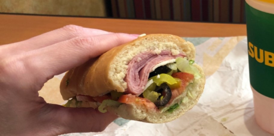 New Subway Coupon: Get TWO 6″ Subs for Just $7.99!