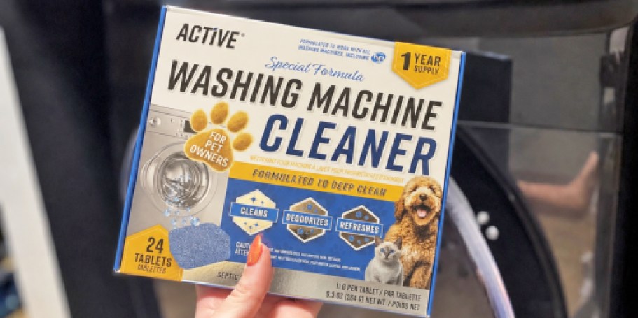 ACTIVE Washing Machine Cleaner 1-Year Supply Only $11 Shipped on Amazon (Reg. $25)