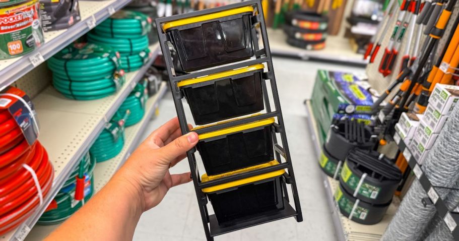 We Are Loving The Ace Hardware Mini Totes Storage Racks!
