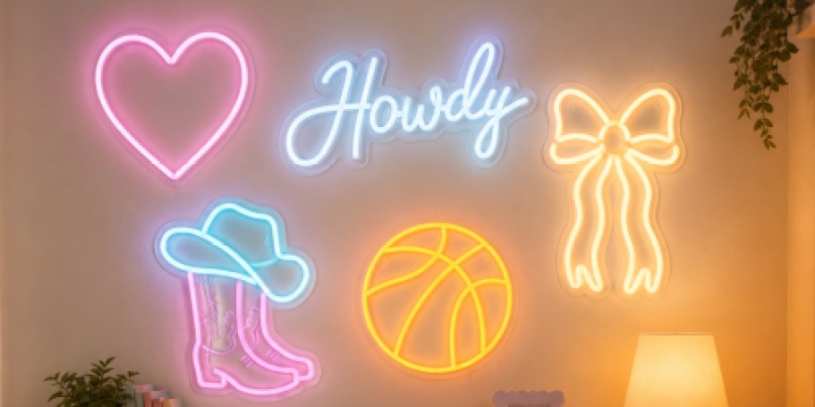 New ALDI Finds Drop July 29th (Including Fun Neon Wall Signs!)