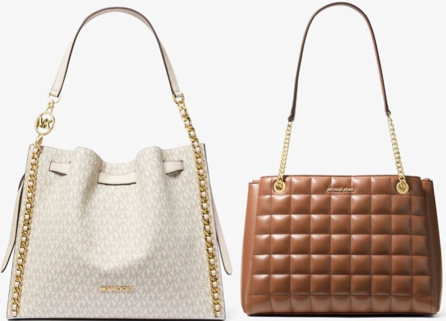 Stock images of two Michael Kors Bags