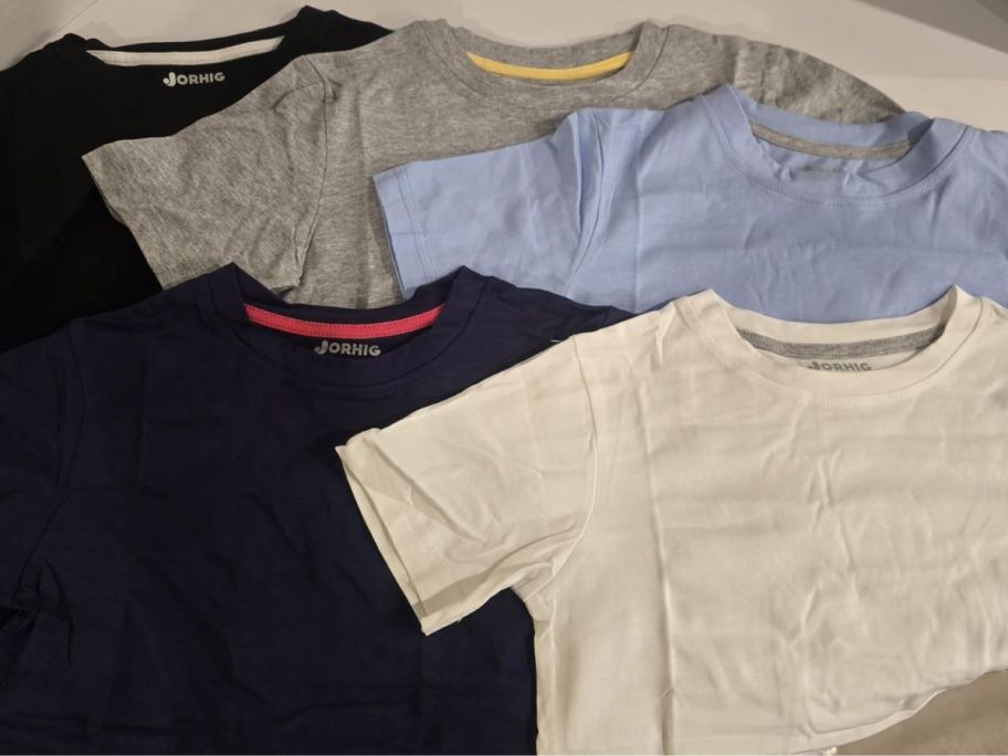5 Boy's Cotton T-Shirts from Amazon