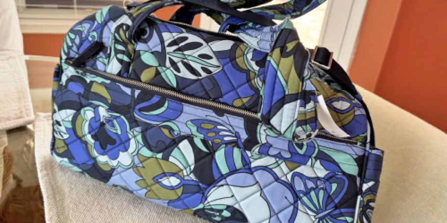 Vera Vibes Without The Price Tag – Quilted Weekender Bag Just $16.99 Shipped (Reg. $39)